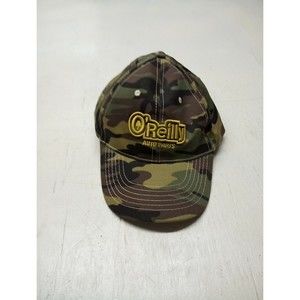 O'Reilly Auto Parts Hat Cap Camo Embroidered Strapback Adjustable Camouflage